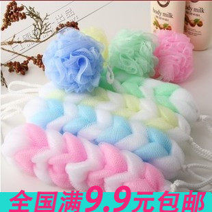全场包邮  韩国进口彩色沐浴球/浴擦/浴花 洗澡必备 洗浴用品