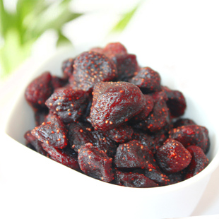  秒杀9.9 芙瑞莱草莓干 台湾风味水果干 蔬果干 孕妇零食 袋装100g