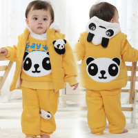 丽婴十八坊童装男童冬装宝宝衣服婴儿棉衣套装