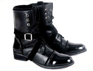  英伦帅气短靴 欧版时尚韩版潮流男靴 皮靴 牛仔 男式靴子军靴