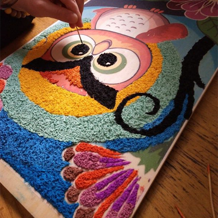 originality New products Pulp painting introduction Material package manual diy Little gift Frame Owl coursein the Home accessories , Decorative painting , DIY/Digital painting category - from Buy2taobao.com to provide professional Taobao agent buy service