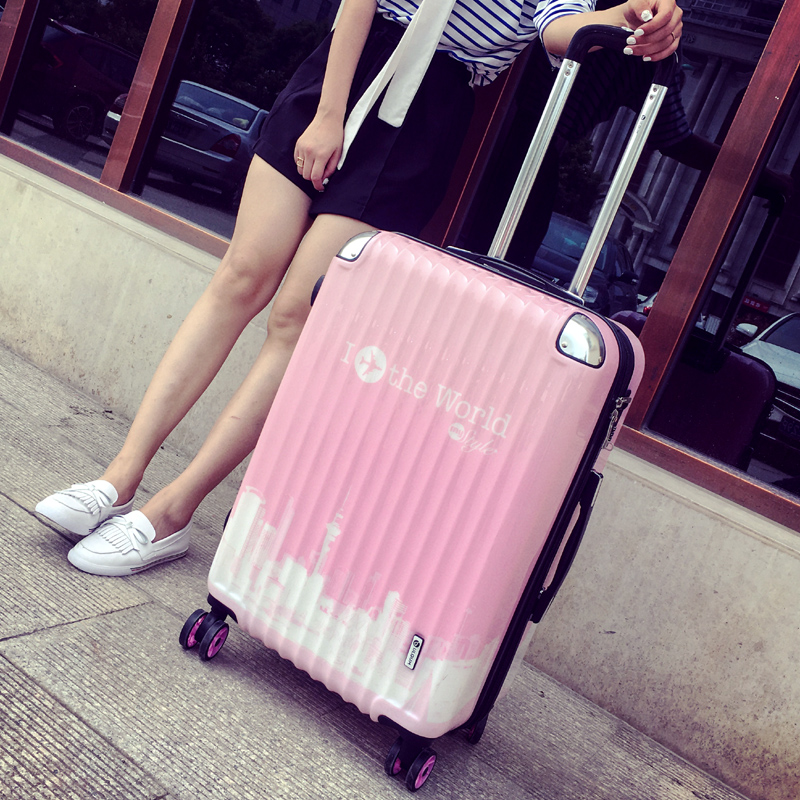 ULDUM Draw bar box suitcase trunk Graffiti travel seal Luggage and luggage aircraft Boarding case Lockbox Hard Casein the Leather/Lady bags/Men's bag, Suitcase category - from Buy2taobao.com to provide professional Taobao agent buy service