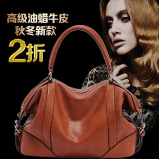 XULE炫恋 2013秋冬新品真皮女包 欧美时尚牛皮包单肩斜跨手提包