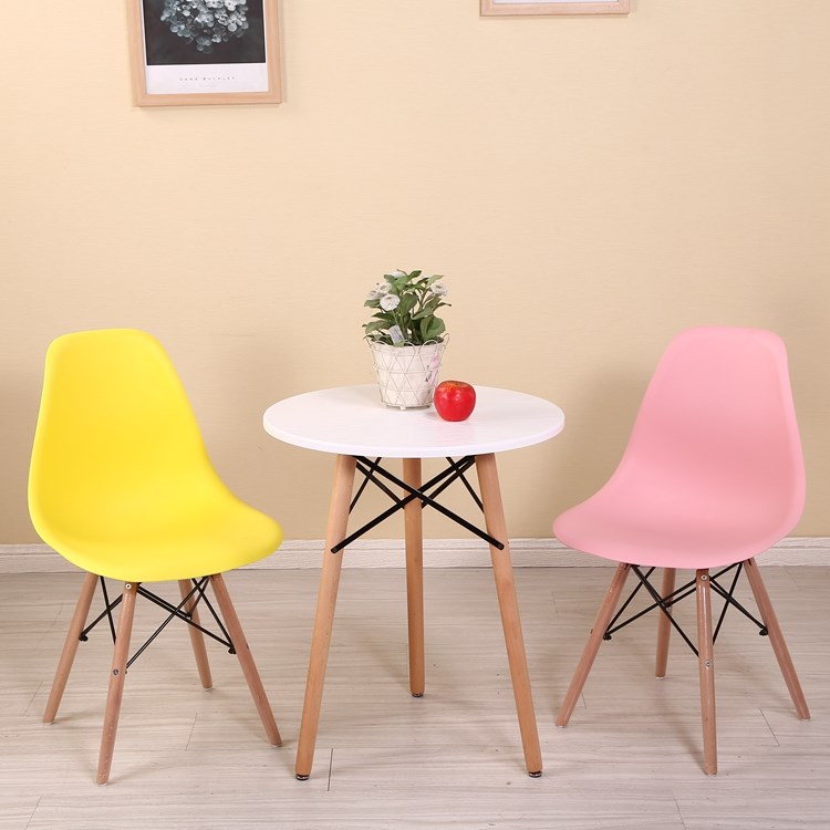 Northern Europe solid wood Negotiate dining table and chair combination Modern minimalist Small apartment originality leisure time round table Tea shop chairin the Residential furniture , Tables , Dining table category - from Buy2taobao.com to provide professional Taobao agent buy service