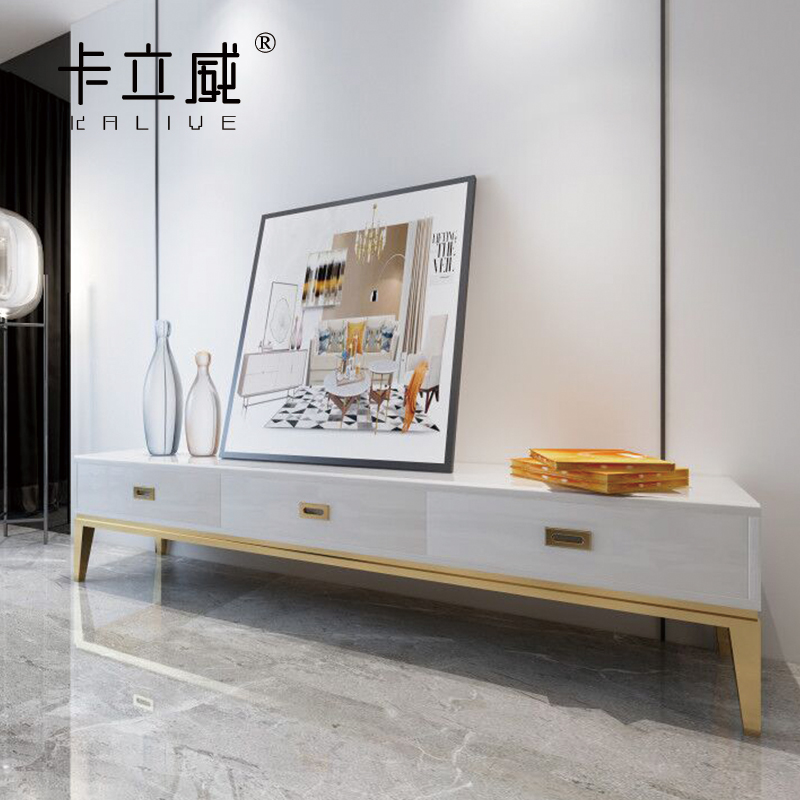 轻奢镀金客厅简约黑色烤漆电视柜后现代不锈钢矮柜地柜视听柜子在类目 住宅家具, 柜类, 电视柜中 - 来自Buy2taobao.com提供专业的淘宝代购服务