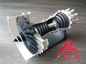3D打印图纸飞机喷气式发动机引擎high-bypas