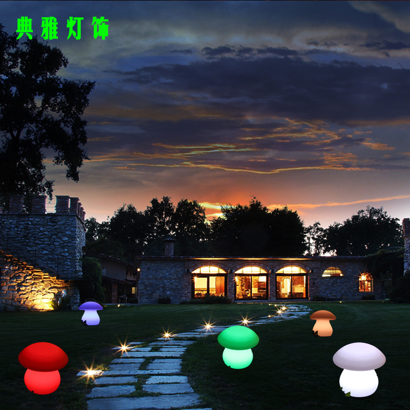 LED Colorful luminescence Lawn Mushroom Landscape lamp indoor Mini bedroom Bedside Night light bar decorate Table lampin the Decoration main material , Lamps , Outdoor Lighting , Landscape Garden Lighting category - from Buy2taobao.com to provide professional Taobao agent buy service