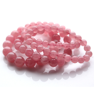  子如顶级天然马达加斯加粉晶 手链 顶级品质 爱情晶石