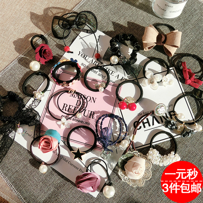 韩国饰品发饰发箍扎头发橡皮筋发圈发绳头绳简约头饰头花发带发夹