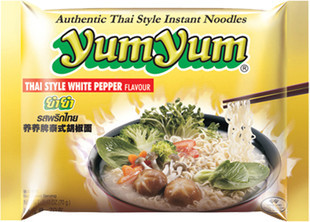  泰国进口方便面养养牌yumyum泡面 超浓泰式纯天然白胡椒汤面
