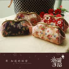 [暖手记]　19CM　口金化妆包手拿包　　材料包