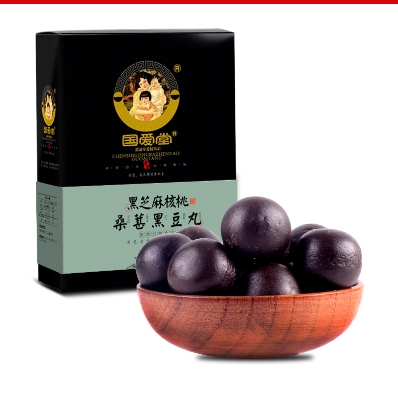 国爱堂黑芝麻粉糊核桃粉黑豆粉黑豆丸五谷杂粮代餐粉桑葚食品即食|ruв категории кофе/хлопья/напиток, натуральный порошок питание - от Buy2taobao.com для оказания профессиональной услуги покупки агента Taobao