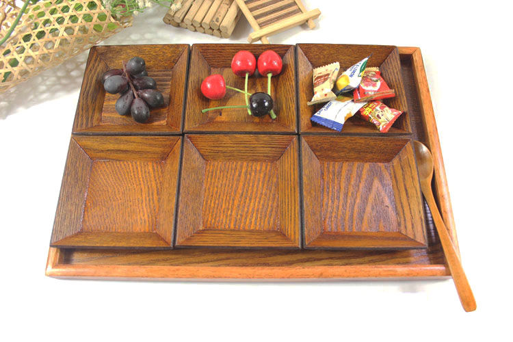 Wooden tray Wood dishes candy melon seed suit Dry Fruits plate Tray Chinese style coffee Teahouse hotel Suppliesin the Tableware , Tableware , Dish category - from Buy2taobao.com to provide professional Taobao agent buy service