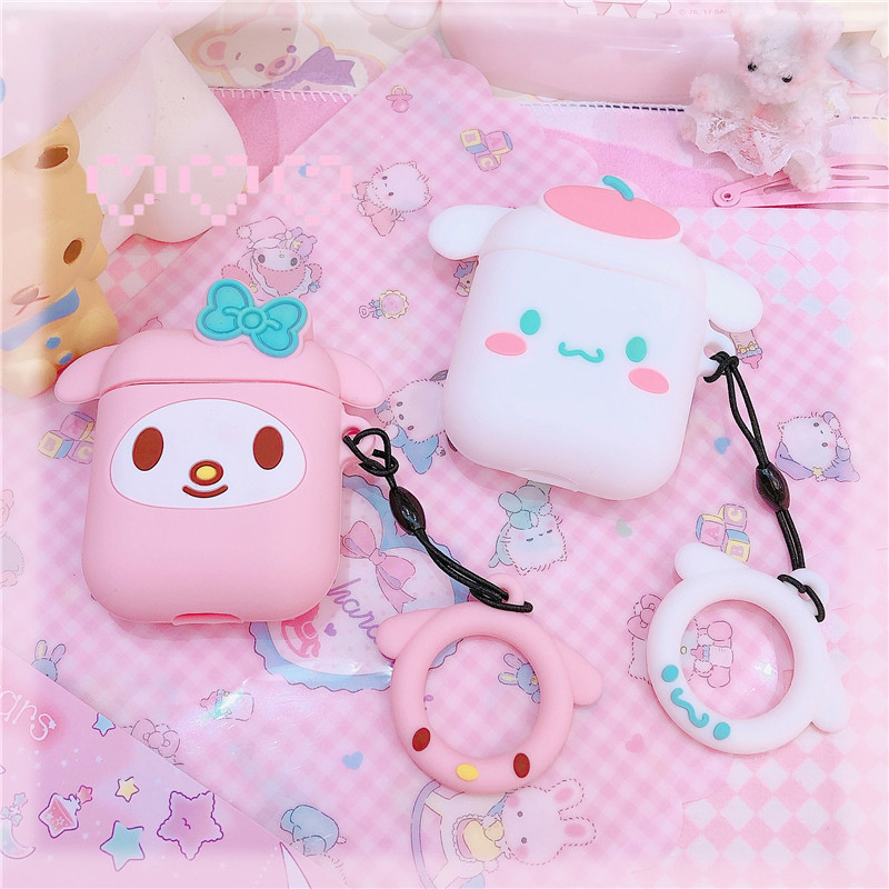 Pink silica gel Melody Osmanthus fragrans Pendant Apple airpods2 apply smart cover decorate lovelyin the 3C Digital Accessories, MP3/MP4 Fitting , Headphone Accessories category - from Buy2taobao.com to provide professional Taobao agent buy service
