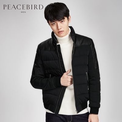 太平鸟男装羽绒服男2017冬季新品时尚鸭绒袄