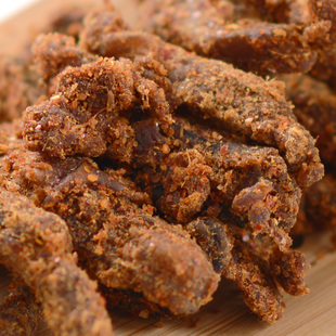  满99包邮 四川达州特产 川汉子麻辣牛肉干牛肉条 零食 108g