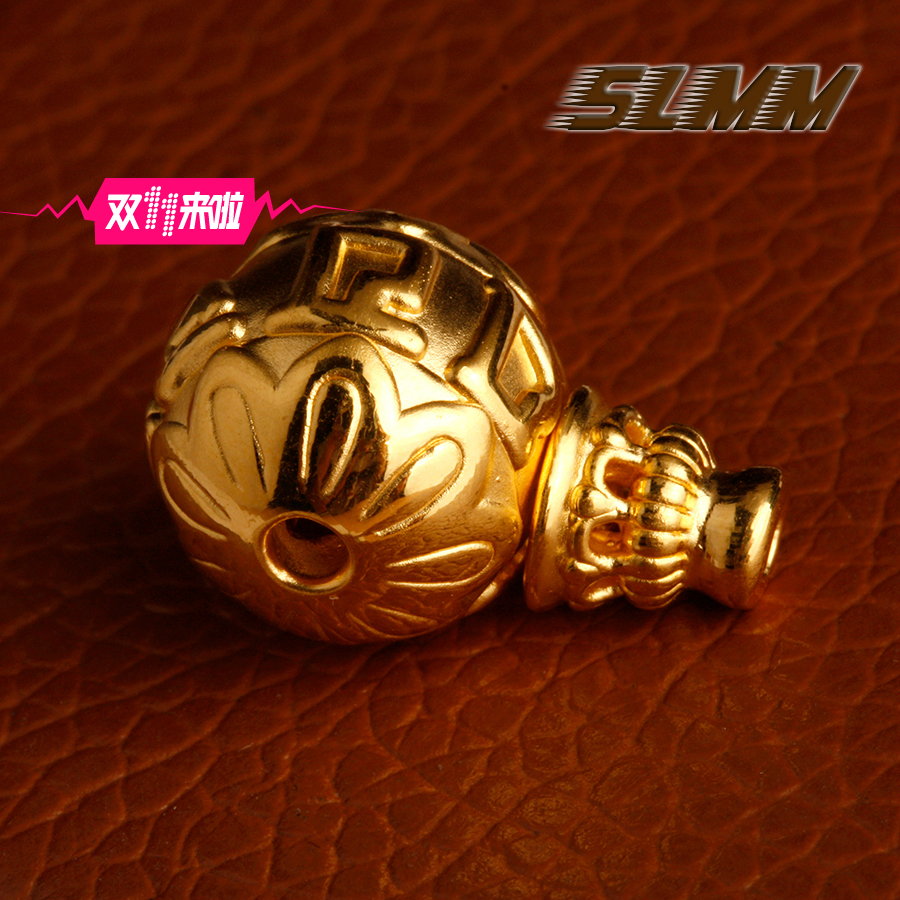 The sloth cat gold 999 3D Hard Gold Sufficient gold Mantra 14mm tee Stupa String braceletin the Jewelry/Diamond/Jade/Gold , Gold jewelery (New) , Other category - from Buy2taobao.com to provide professional Taobao agent buy service