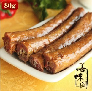  善味阁卤鸭脖子鸭颈 微辣80g 整条真空独立包装 温州特产休闲小吃