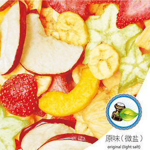  亚细亚田园果蔬干萌鲜什锦水果脆片100g蔬果干台湾风味休闲零食品