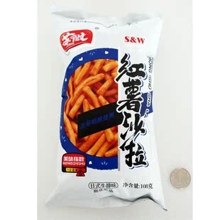 苏微红薯沙拉 休闲食品膨化零食108g装  多种口味可选 满30元包邮