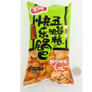  苏微快乐锅巴 膨化食品休闲零食批发108g装 多种口味 满30元包邮