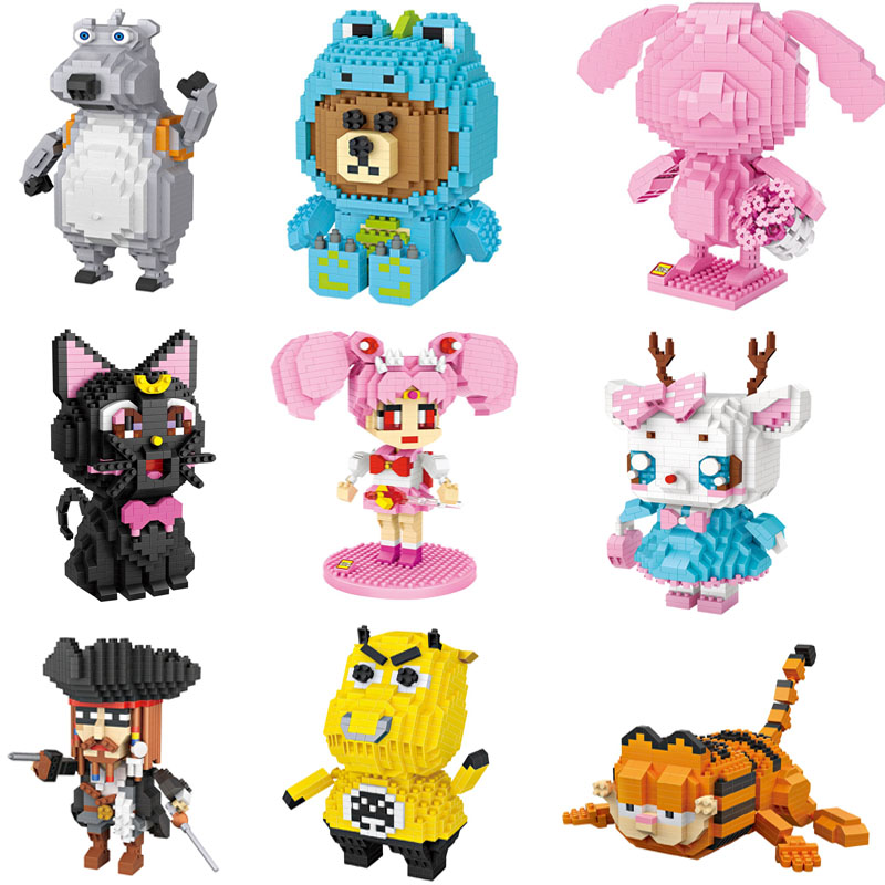 LOZ Li Zhi grain Mosaic Building blocks Captain Jack Sailor Moon unicorn Magical Girl Sakurain the Toy/Childs/Puzzle/Building block/Model , Beads/Jigsaw/Pair/Disassembly/Beat Toy , Construction of/Fight inserted blocks category - from Buy2taobao.com to provide professional Taobao agent buy service