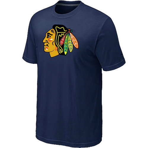 NHL Chicago Blackhawks hockey new Big&amp;Tall Logo men's round neck t shirt