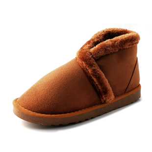  【vip购优汇】男士韩版低筒短靴冬保暖棉鞋雪地靴防水牛筋底包邮