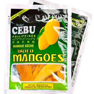  菲律宾进口食品 宿雾芒果干 100g 芒果干 菲律宾 CEBU宿务芒果干