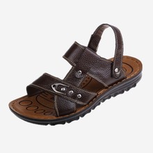 Red Ants Summer casual men's sandals men leather men leather sandals leather sandals men sandals tide Specials