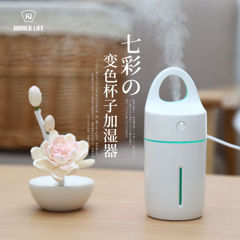 Japanese home USB Mini portable humidifier Mute vehicle Office essential oil Fragrance lamp Humidification Sprayin the Electrical life , Humidifier category - from Buy2taobao.com to provide professional Taobao agent buy service