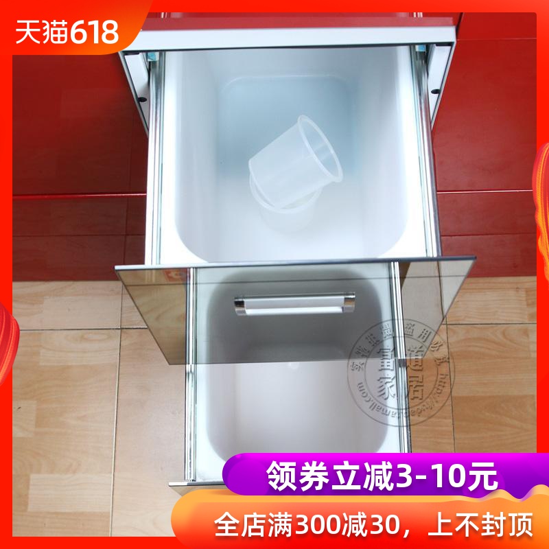 富道鏡面米櫃嵌入式雙層米箱家用廚房面粉儲物箱子抽屜式米桶防蟲在類目 家裝主材, 廚房, 米桶中 - 來自Buy2taobao.com提供專業的淘寶代購服務