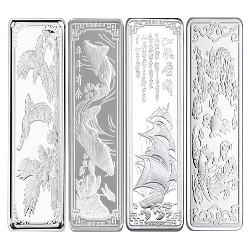 金尚尊999足银 礼品吉祥图案 白银银锭 银块 送礼 纯银银条多克重在类目 饰品/流行首饰/时尚饰品新, 摆件中 - 来自Buy2taobao.com提供专业的淘宝代购服务