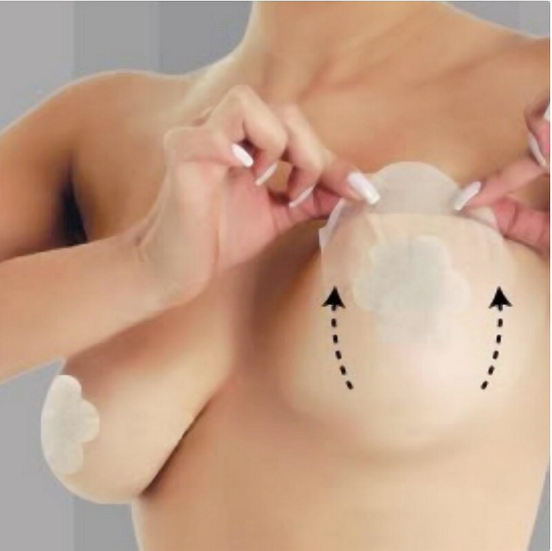 Placket on a genuine lift affixed with breast milk to put anti-SAG 5 installed