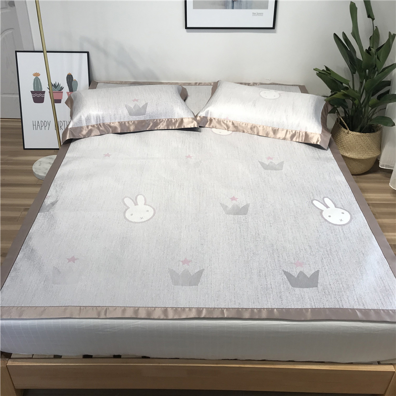 Kampo washing Ice Dew health preservation Three children Cartoon summer sleeping mat 1.5m Children's Room summer sleeping mat 1.2min the Bedclothes , Mat/Mats/Rattan seats/Straw mat/Leather seats category - from Buy2taobao.com to provide professional Taobao agent buy service