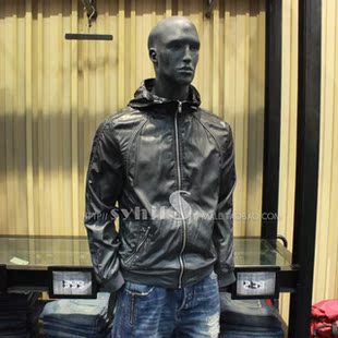  JackJones/杰克琼斯正品新款男装-纯色连帽休闲夹克（深灰）