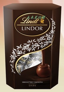  原装进口瑞士莲LINDT黑色软心球lindor黑巧克力4盒800g全国包邮