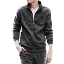 2012春秋款新款长袖运动装休闲套装男棉质开衫跑步运动服套装男装