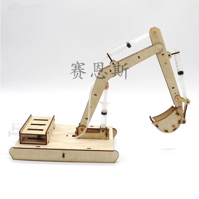 木制液压活塞针筒挖掘机 儿童玩具木质手工材料 科学实验小制作在类目 玩具/童车/益智/积木/模型, 学习/实验/绘画文具, 科学实验中 - 来自Buy2taobao.com提供专业的淘宝代购服务