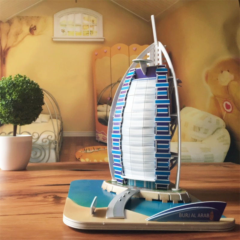 乐立方3D立体拼图精装纸模建筑模型迪拜伯瓷酒店创意益智玩具c065在类目 玩具/童车/益智/积木/模型, 串珠/拼图/配对/拆装/敲打玩具, 拼图/拼板中 - 来自Buy2taobao.com提供专业的淘宝代购服务