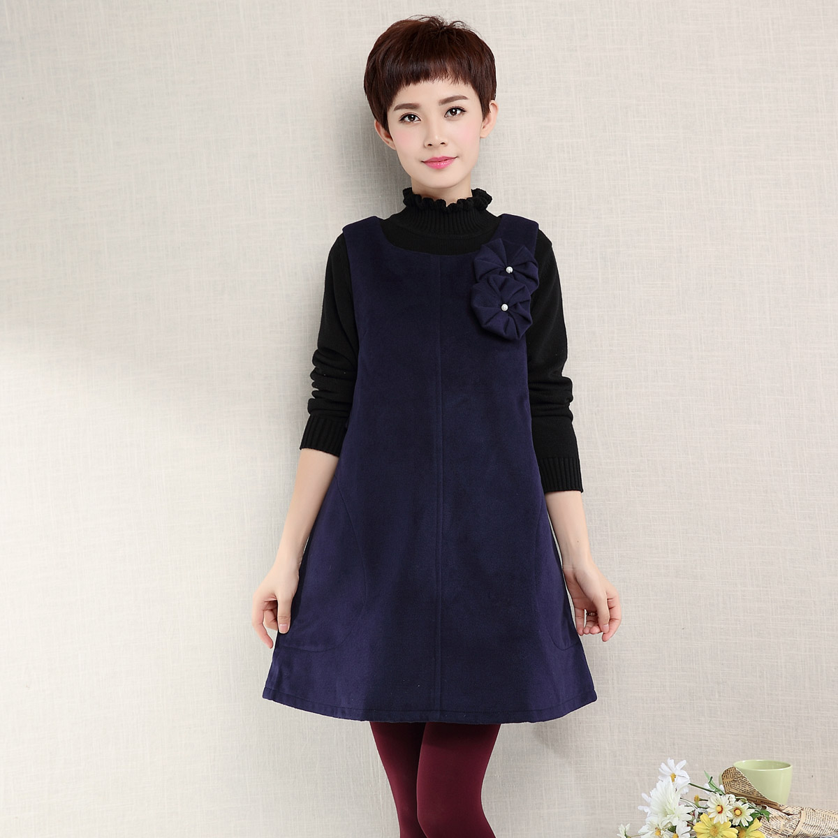 maternity dress 2018 new pattern Spring and autumn payment Frock Women dress pregnant woman Vest skirt Small fragrant wind Woolen coatin the Maternity/Maternal supplies/Nutrition , Maternity , Dress category - from Buy2taobao.com to provide professional Taobao agent buy service