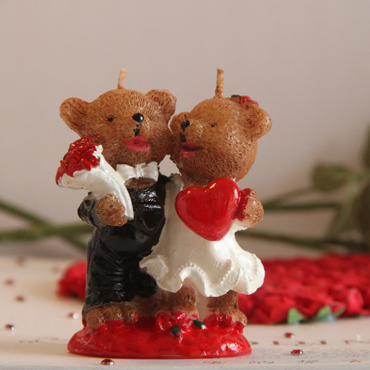 卡通小熊婚慶蠟燭 結婚慶祝回禮禮品 浪漫驚喜創意七夕情人節禮物在類目 節慶用品/禮品, 蠟燭中 - 來自Buy2taobao.com提供專業的淘寶代購服務