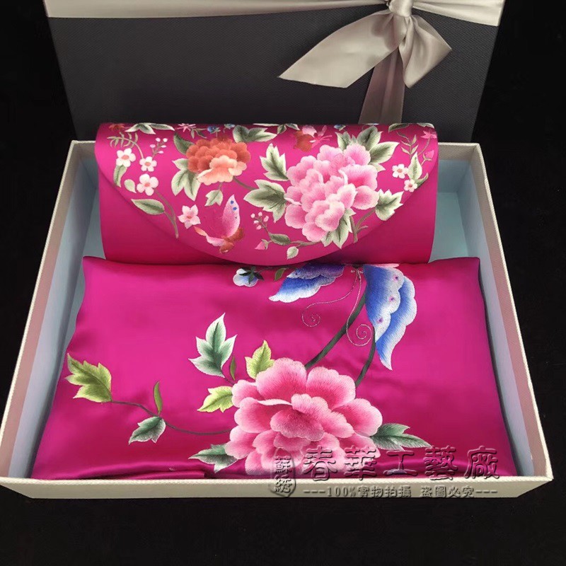 Suzhou embroidery manual Embroidery mulberry silk Shawl Embroidery Banquet clutch bag full dress Accessories China Embroidery Ethnic stylein the Accessories/Leather belt/Hat/Muffler , Muffler/Scarves/Shawl category - from Buy2taobao.com to provide professional Taobao agent buy service