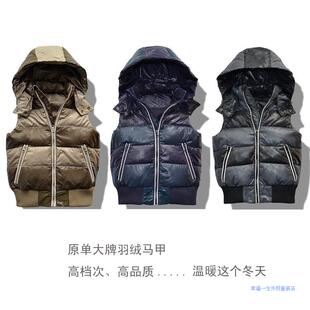  外贸原单儿童羽绒马甲背心 羽绒服宝宝马甲棉背心