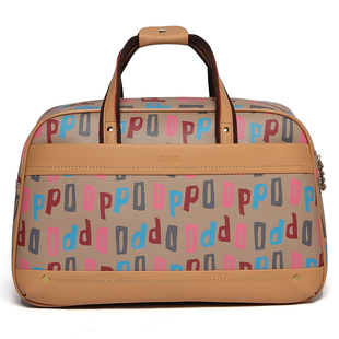  正品OPPO包邮特价 新款女字母印花手提旅行箱包(无拉杆）3色