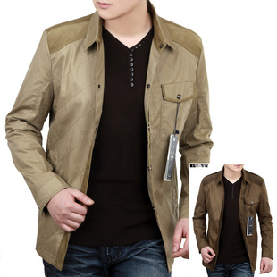  春季男装新品 与狼共舞男士薄款夹克 时尚休闲男士外套