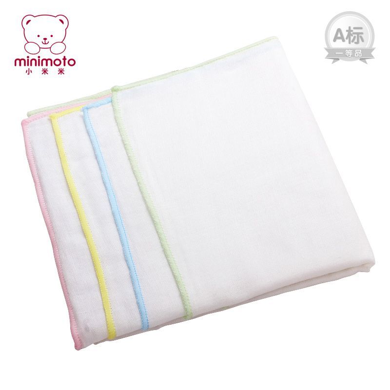 minimoto/小米米紗布嬰兒面巾洗澡巾多用途口水巾手帕4片50x25cm在類目 尿片/洗護/餵哺/推車牀, 水杯/餐具/研磨/附件, 口水巾/吸汗巾/飯兜/毛巾, 口水巾中 - 來自Buy2taobao.com提供專業的淘寶代購服務