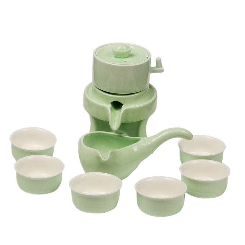 懶人石磨半自動功夫個性陶瓷套裝陶瓷家用創意青瓷防燙泡茶器茶壺在類目 餐飲具, 茶具, 功夫茶具中 - 來自Buy2taobao.com提供專業的淘寶代購服務
