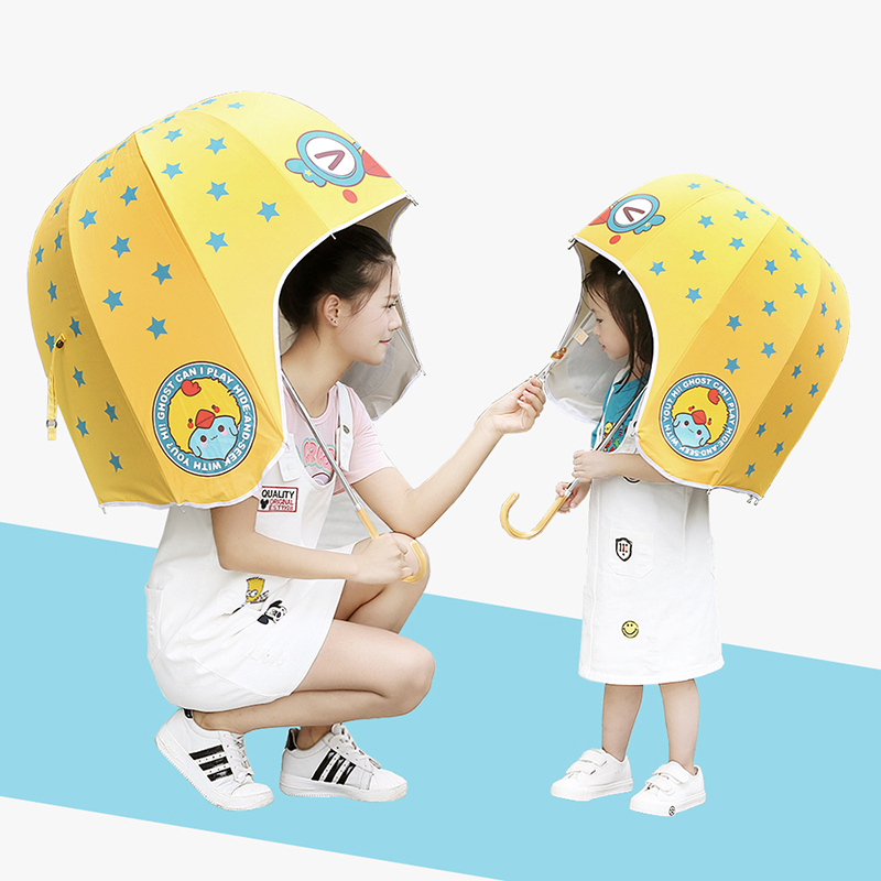Nine Island Red Umbrella originality Helmet Umbrella lady adult Parasol lovely Cartoon children Hat umbrellain the Home Daily , Umbrella/Rain gear/Rain/Moistureproof , Umbrella category - from Buy2taobao.com to provide professional Taobao agent buy service