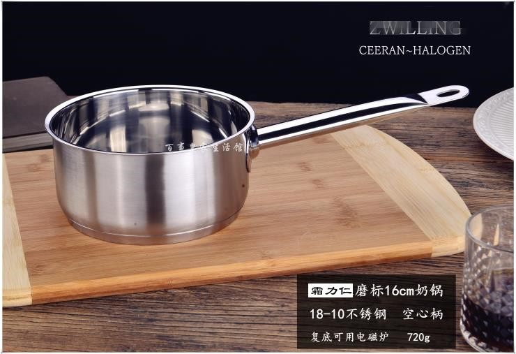 16cm小奶鍋小湯鍋304不鏽鋼不粘鍋18-10加厚電磁爐小鍋煮面熱牛奶在類目 廚房/烹飪用具, 烹飪用具, 鍋具/煲/燒水壺, 奶鍋中 - 來自Buy2taobao.com提供專業的淘寶代購服務